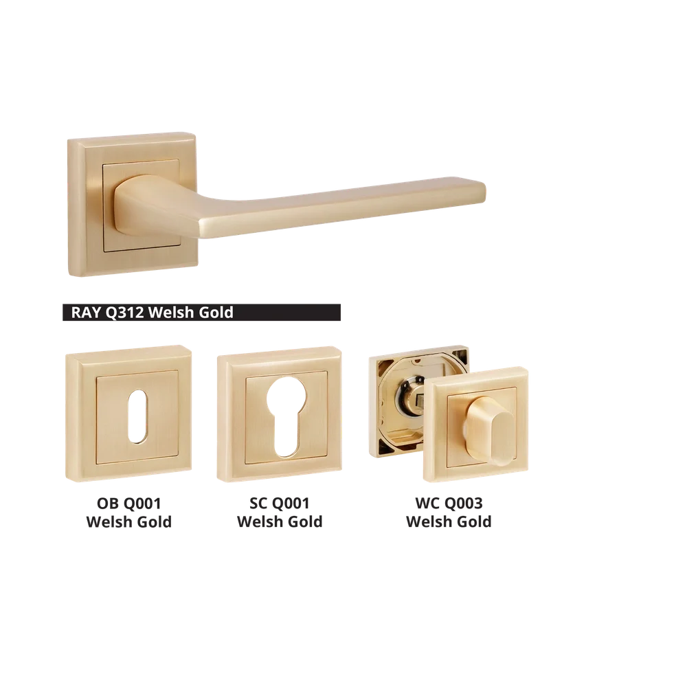 Интериорна дръжка за врата Ray Q312 Welsh Gold